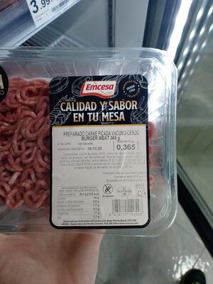 Foto de Preparado carne burguer meat