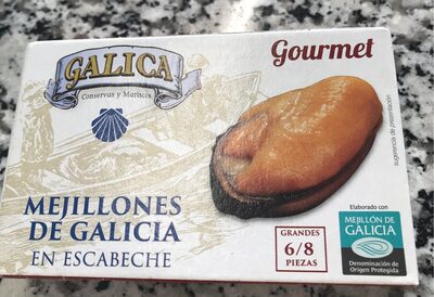 Foto de Mejillones de Galicia en escabeche