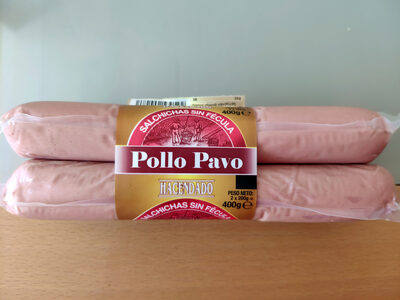 Foto de Salchichas cocidas de pollo y pavo sabor ahumado