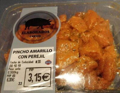 Foto de Pincho de cerdo con perejil