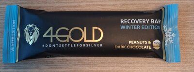 Foto de 4GOLD Recovery Bar (winter editie) peanuts and dark chocolate