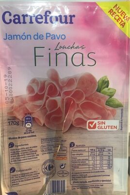 Foto de Jamón de Pavo Lonchas Finas