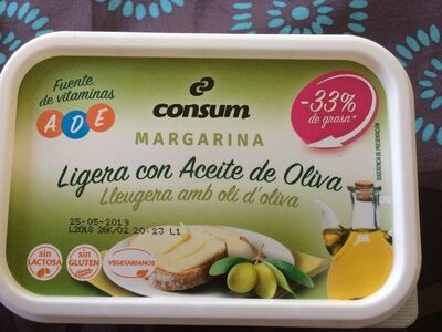 Foto de Margarina ligera con aceite de oliva