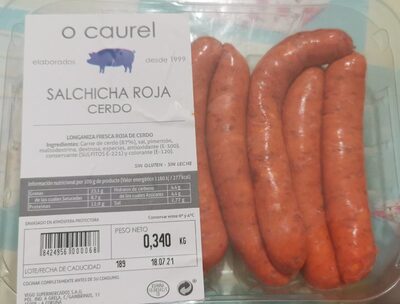Foto de Salchicha roja cerdo