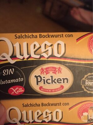 Foto de Salchicha Bockwurst con queso