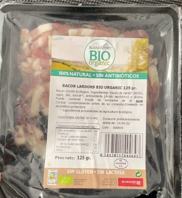 Foto de Bacon Lardons Bio Organic