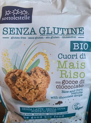 Foto de Cuori di mais e riso con gocce di cioccolato