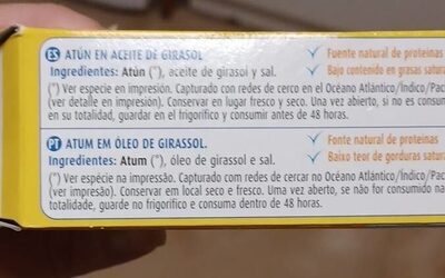 Foto de Atun en aceite de girasol