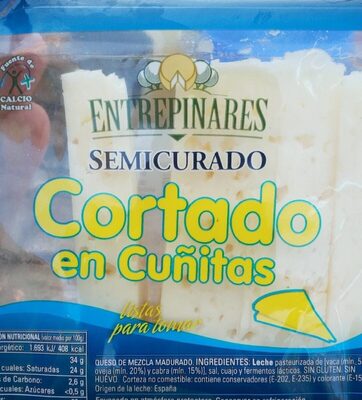 Foto de Queso cortado en cuñitas