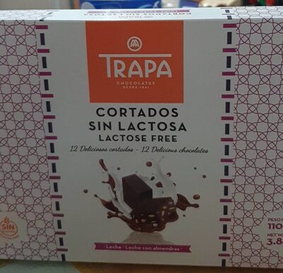 Foto de Bombones cortados sin lactosa