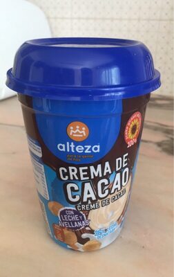 Foto de Crema de cacao con leche y avellanas