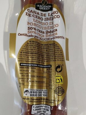 Foto de Caña de lomo de cebo ibérico 50% raza ibérica