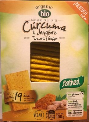 Foto de Tostadas crujientes de cúrcuma y jengibre