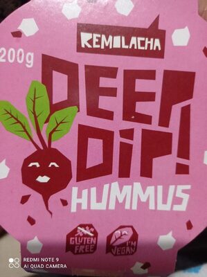 Foto de Hummus remolacha