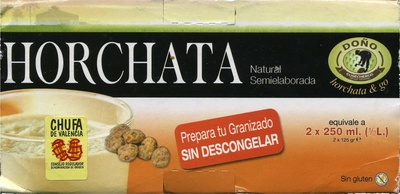 Foto de Horchata natural semielaborada