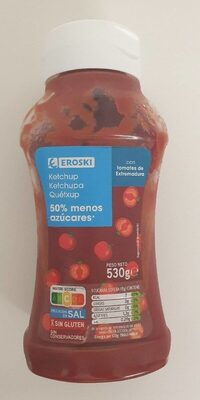 Foto de Ketchup Eroski 50% menos azucares