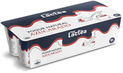 Foto de yogur natural azucarado día láctea