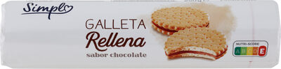 Foto de Galleta rellena chocolate