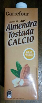 Foto de Bebida de almendra tostada calcio