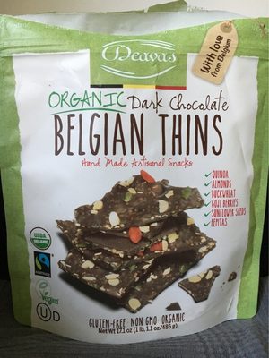 Foto de Deavas, dark chocolate belgian thins