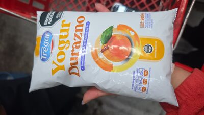 Foto de yogur durazno tregar x 900