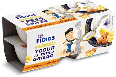 Foto de Yogur estilo griego con platano y caramelo