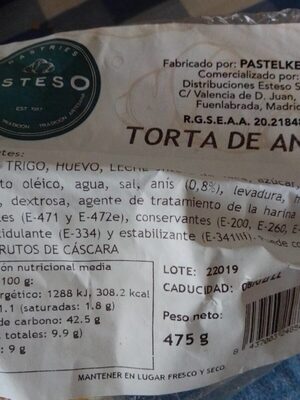 Foto de Torta de anís