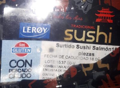 Foto de Surtido sushi salmón 16 piezas