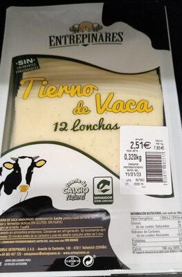 Foto de Queso tierno de vaca en lonchas