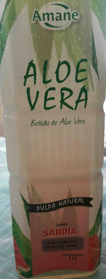 Foto de bebida de aloe vera sabor sandia
