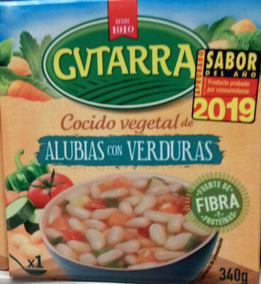 Foto de Cocido vegetal de alubia blanca con verduras