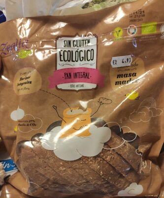 Foto de Pan integral sin gluten ecológico