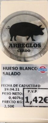 Foto de Hueso blanco salado