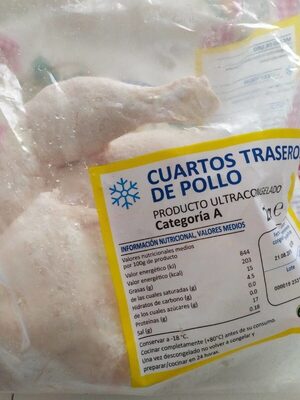 Foto de Cuartos traseros de pollo congelados