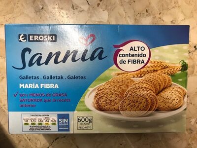 Foto de Sannia galletas maría fibra