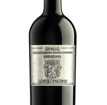 Foto de Vino do rioja licenciado tinto reserva