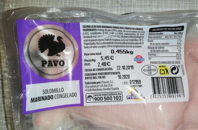 Foto de Solomillo marinado congelado