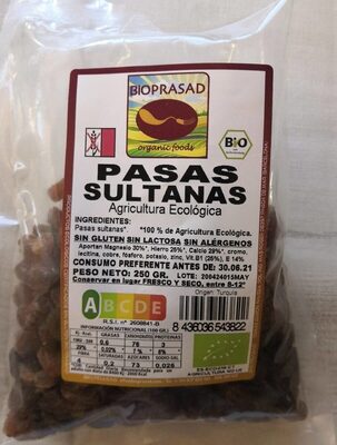 Foto de PASAS SULTANAS