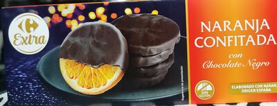 Foto de Naranja confitada con chocolate negro