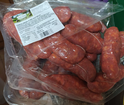 Foto de Chorizo oreado atado vacío bolsa