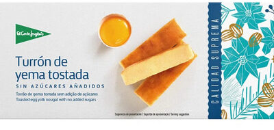 Foto de Turrón de yema tostada sin azúcares añadidos