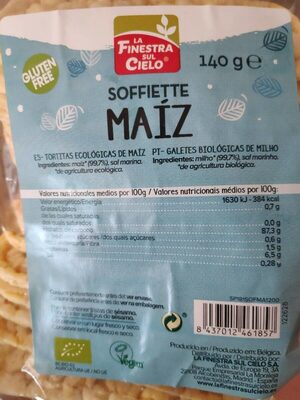 Foto de Tortitas ecológicas de Maíz