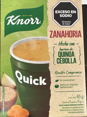 Foto de Sopa Knorr Quik Zanahoria