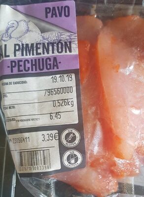 Foto de Pavo al pimenton pechuga