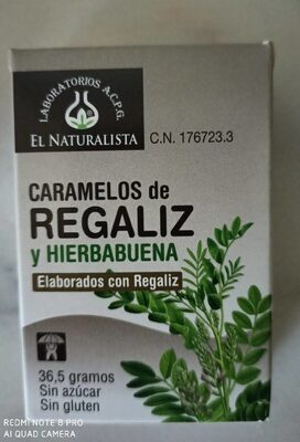 Foto de Caramelos de regaliz y hierbabuena