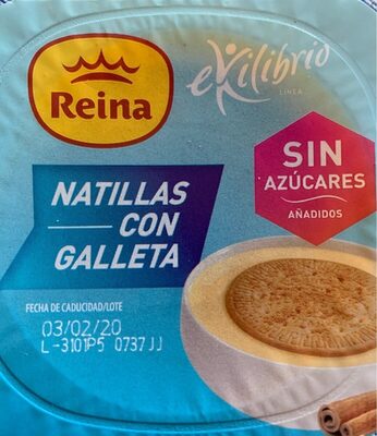 Foto de Natillas con Galleta Sin azúcar