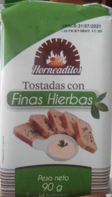 Foto de Tostadas finas hierbas