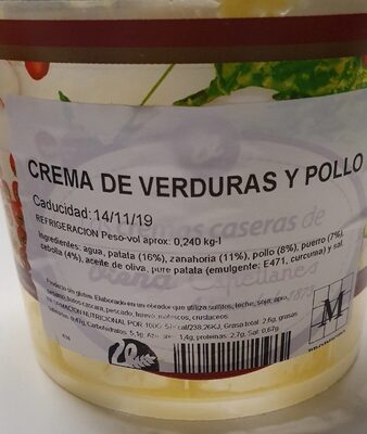 Foto de Crema de verduras y pollo