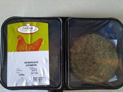 Foto de Hamburguesa espinacas