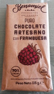 Foto de Chocolate artesano con frambuesa